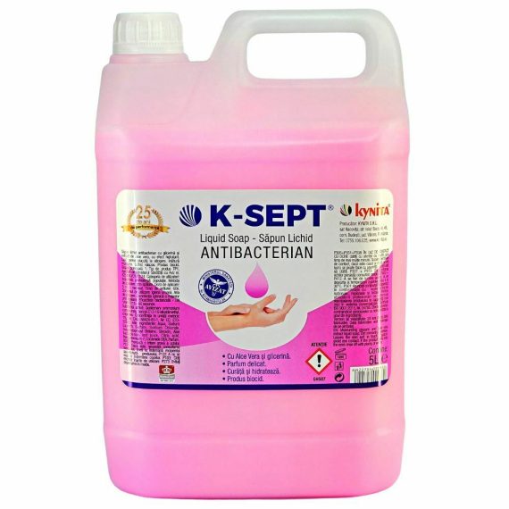 Sapun Lichid Antibacterian K-SEPT Bubble Gum 5L
