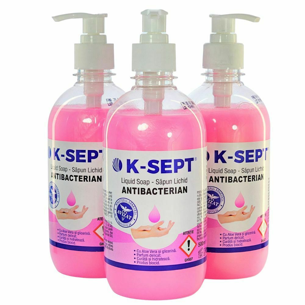 Sapun Lichid Antibacterian K-SEPT Bubble Gum 500ml