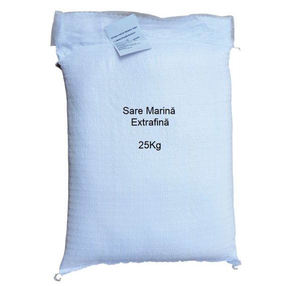 Sare de Mare Extrafina saci 25Kg (1 Tona)