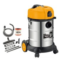 Aspirator 30L Industrial 1400W, uscat si umed, INGCO VC14301