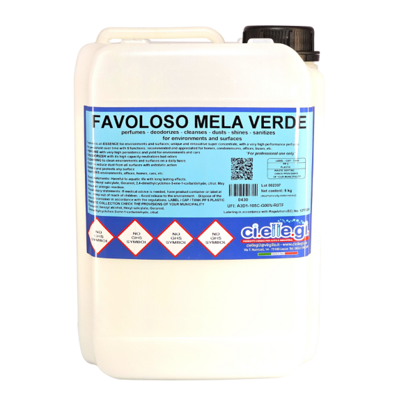 Parfum Spalatorii Auto Favoloso – Mar Verde 5 KG