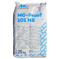 Hidroizolatie Beci Subsol Presiune Negativa, Certificata, MC PROOF 101 HS, 25Kg, Germany