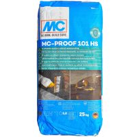 Hidroizolatie Beci Subsol Presiune Negativa, Certificata, MC PROOF 101 HS, 25Kg, Germany