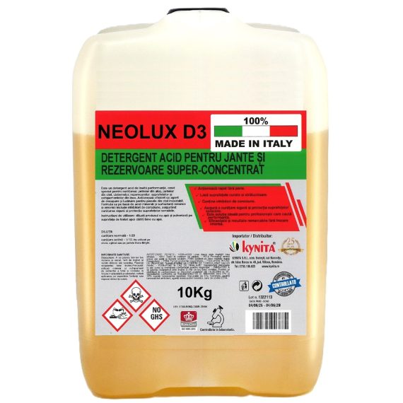 Solutie Curatat Jante Superconcentrata NEOLUX D3 (NEON D3) 10Kg
