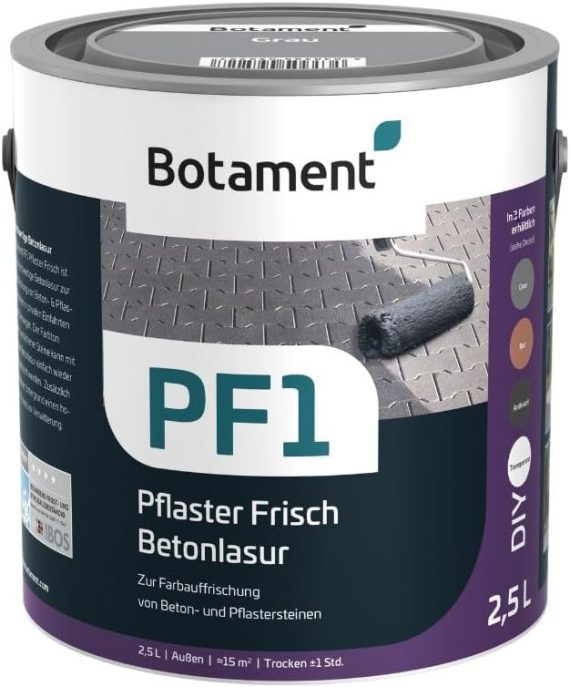 Lazura Vopsea Pavele si Beton Protectie UV si Pete Botament PF1 2,5L Gri
