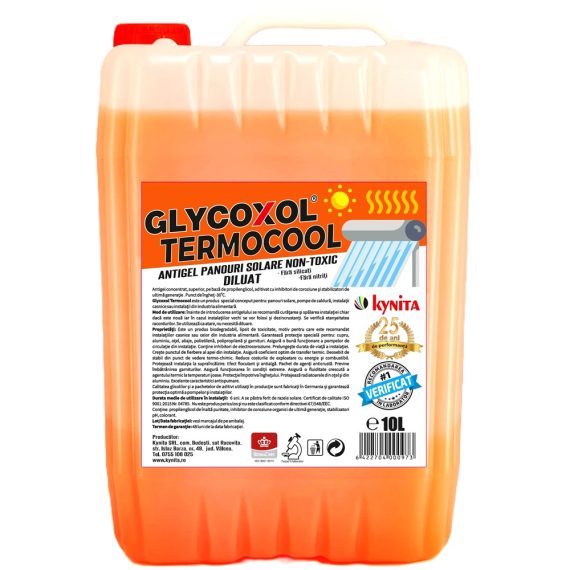 Antigel Panouri Solare Diluat -30ºC TermoCool 10L
