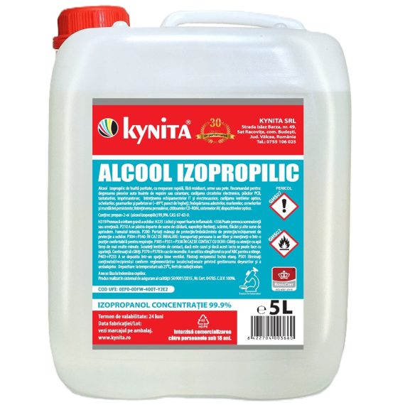 Alcool Izopropilic 99,9% 5L