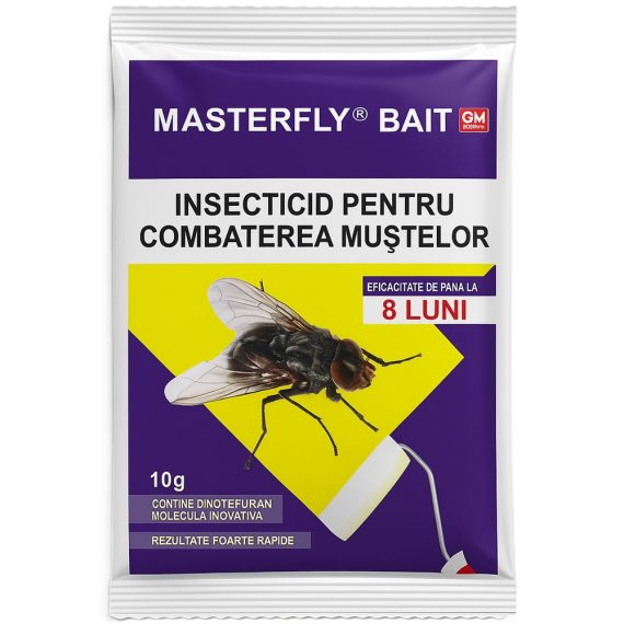 Insecticid Muste Masterfly Bait, efect 8 luni, 10g