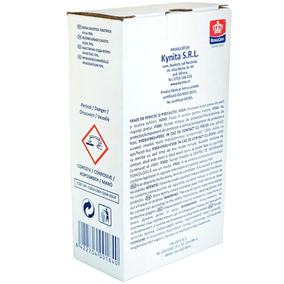 Soda Caustica fulgi calitatea a 2-a 1kg Cutie Carton