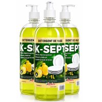 Detergent Vase K-SEPT 1L – Degresant Puternic, Parfum Lamaie